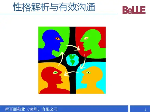 性格解析与有效沟通