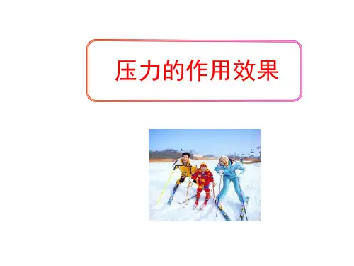 《压力的作用效果》PPT课件