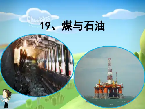 五年级下册科学课件-5.19 煤和石油｜冀教版 (共8张PPT)