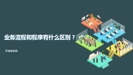 业务流程和程序有什么区别?