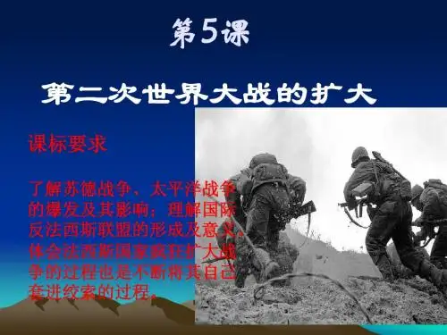 第二次世界大战的扩大