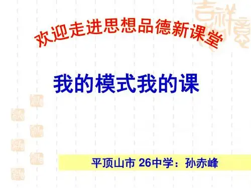 政治我的模式我的课