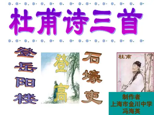 高三语文登岳阳楼(整理2019年11月)