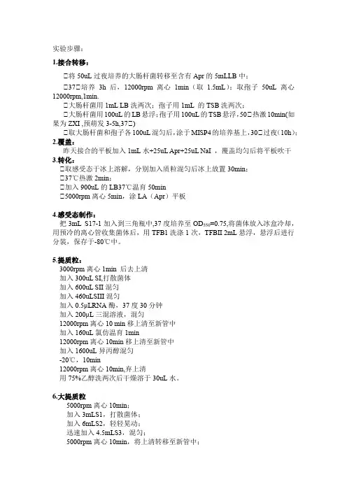 实验步骤