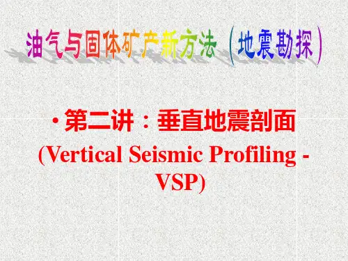 VSP地震勘探讲义