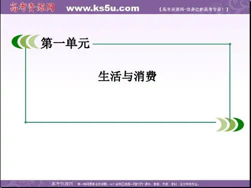 高一人教政治必修一课件 21 影响价格的因素