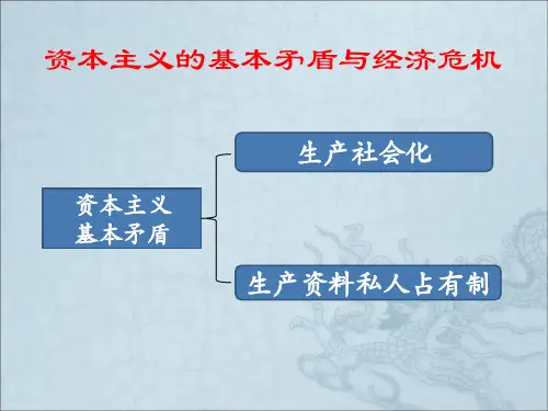 第四章-资本主义基本矛盾与经济危机(1)