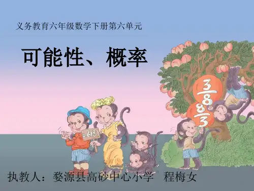 小学六年级数学下册总复习《可能性、概率》