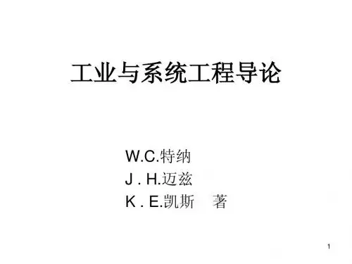 2013-《工业与系统工程导论》