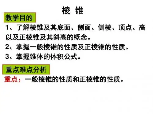棱锥1