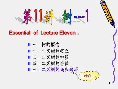 数据结构--树-1(C++)