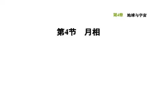 浙教版科学七年级下册课件-4.4 月相
