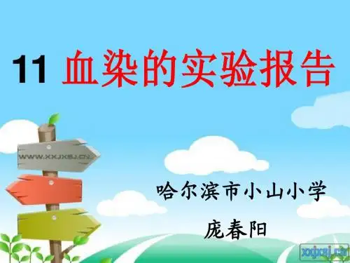 血染的实验报告1