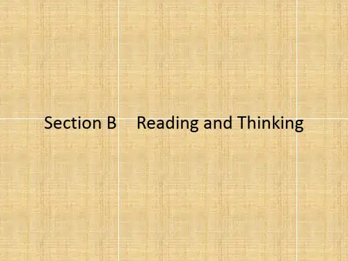 高中英语Unit2travellingaroundSectionBReadingandThinking名师课件新人教版必修