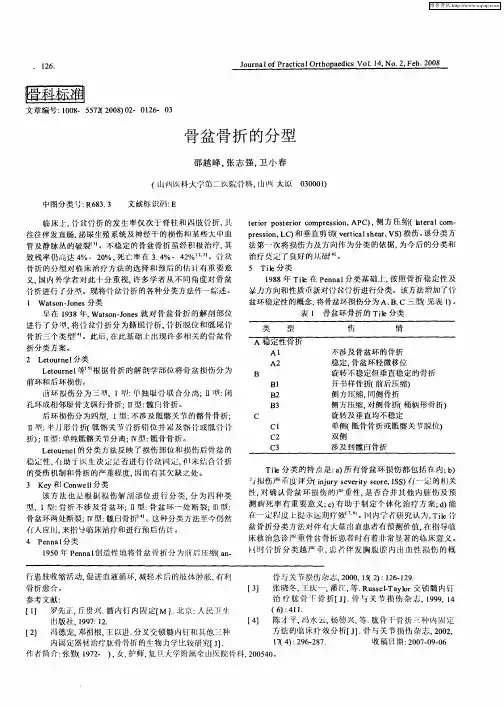骨盆骨折的分型 2