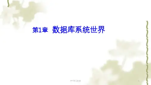 数据库系统基础教程课件