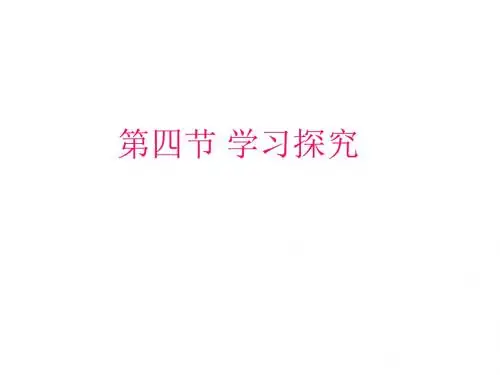 学习探究