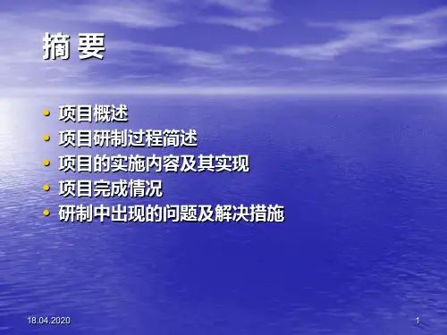 闸门自动控制系统29页PPT