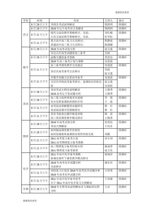 考纲及考试说明解读.doc