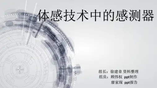 体感技术中的感测器