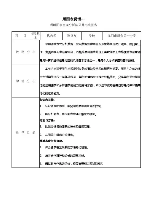 用图表说话