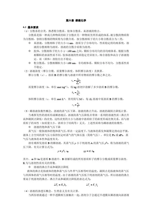 07 第六章 溶液