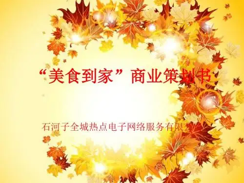 美食到家商业计划书