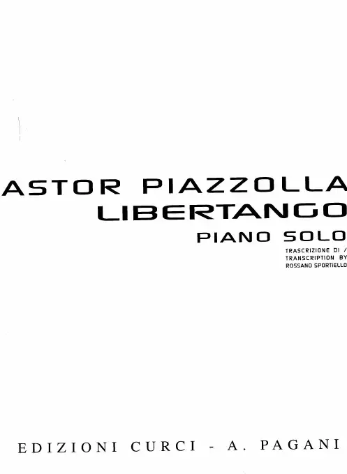[Piazzolla] Astor Piazzolla - Libertango solo piano
