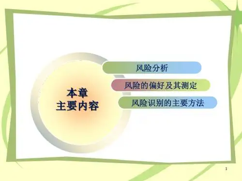 ch2风险识别与分析