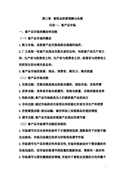 畜产品市场