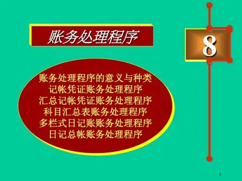 账务处理程序1