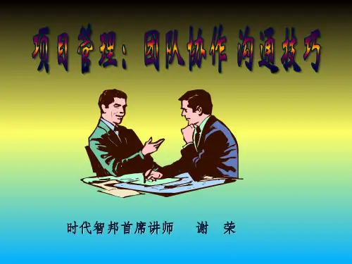 项目管理中的沟通技巧