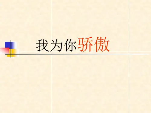 22我为你骄傲