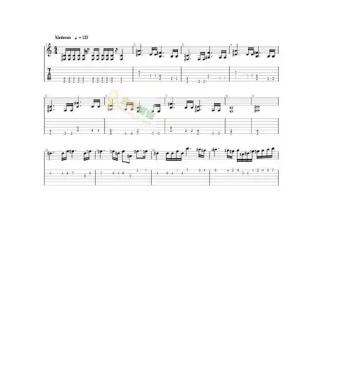 亡灵序曲电吉他谱