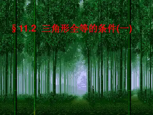 全等三角形判定SSS