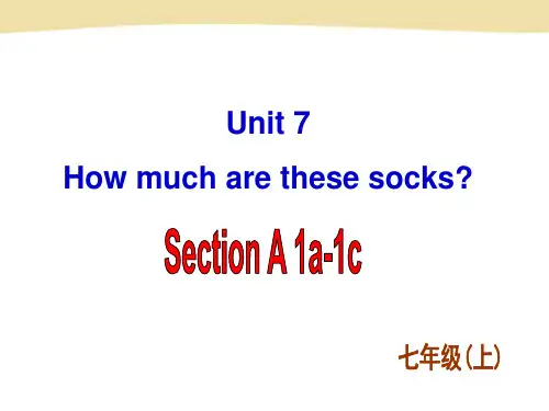 新目标七年级上册 Unit 7 Section A 1a1c (共21张PPT)