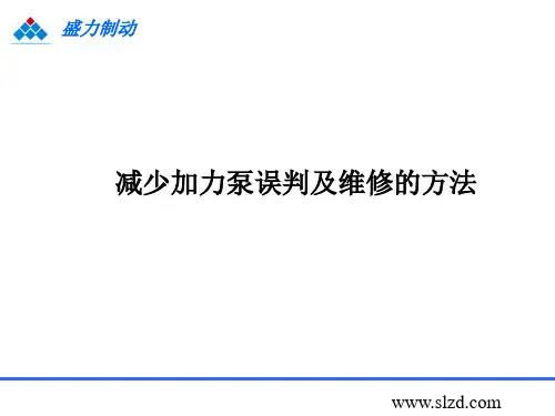 加力泵使用维护页PPT文档