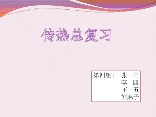传热总复习