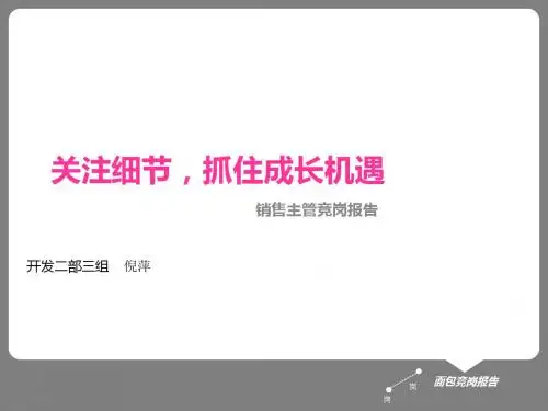 竞岗工作报告