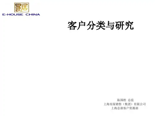 客户研究分析模型