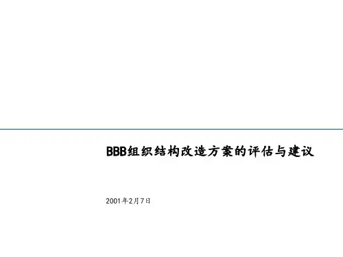 埃森哲——扬子江航空快运有限公司战略项目 组织结构改造方案的评估与建议