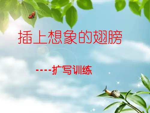 6.扩写作文指导