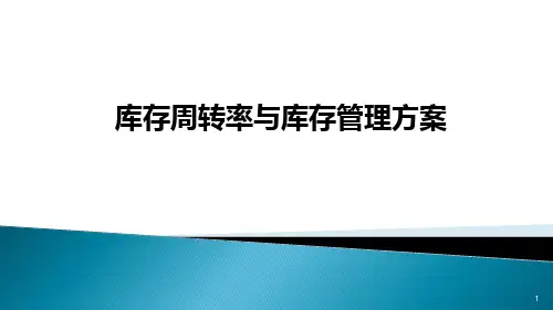 库存周转率及库存管理方案ppt课件