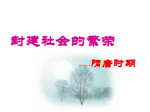 隋唐时期