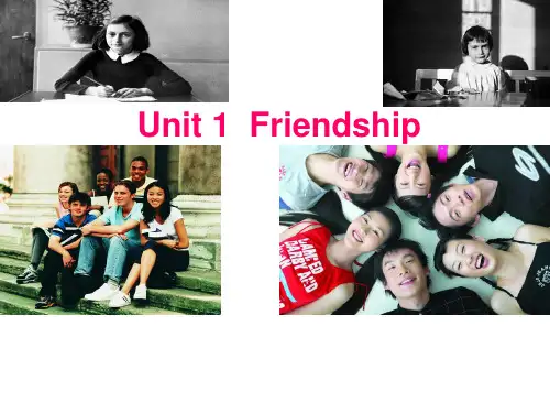 1-Unit1 Friendship-Warming up[课件]
