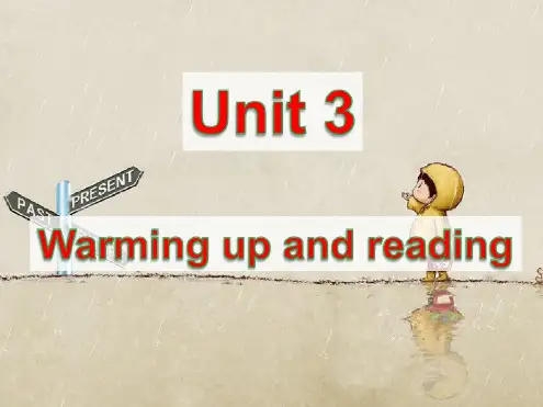 高中英语必修五第三单元Warmingupandreading.ppt