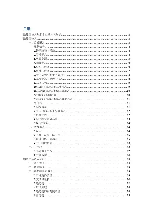 蜡烛图技术与期货市场技术分析