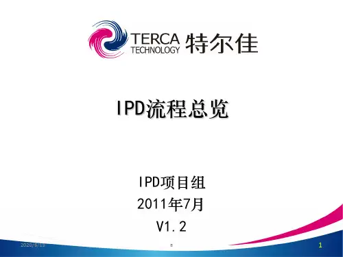 IPD流程-概念