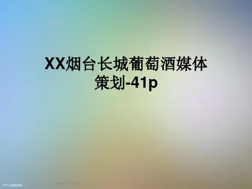 XX烟台长城葡萄酒媒体策划-41p