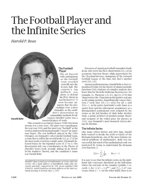 Harald Bohr The Football